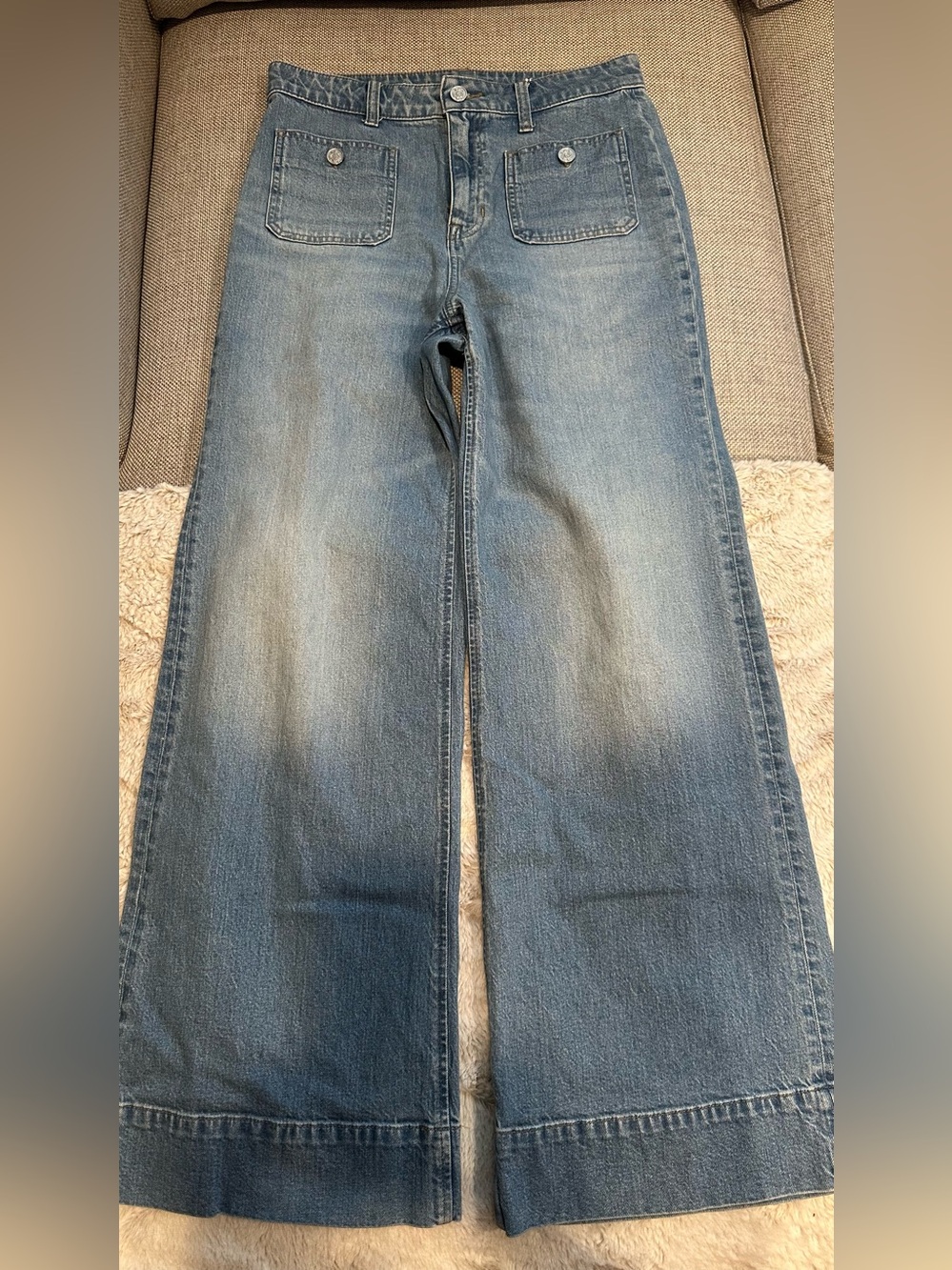 J.Crew Medium Blue Denim Trousers